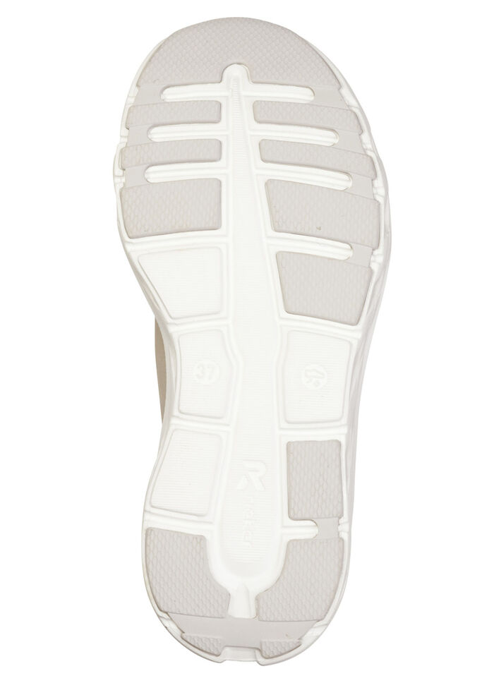 Rieker, sportieve damessneakers, breedte G, met uitneembaar voetbed HELLBEIGE