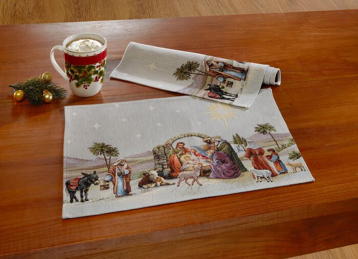 Tafel- en kamerdecoratie van gobelin MULTICOLOR