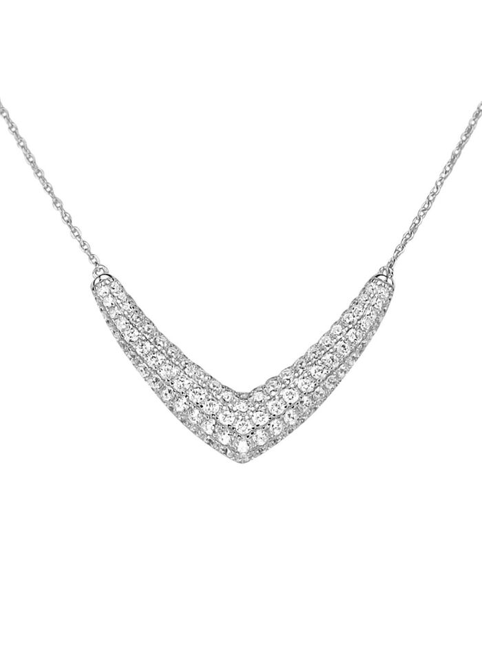 Ketting met zirkonia 