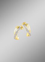 Prachtige oorbellen met diamanten 