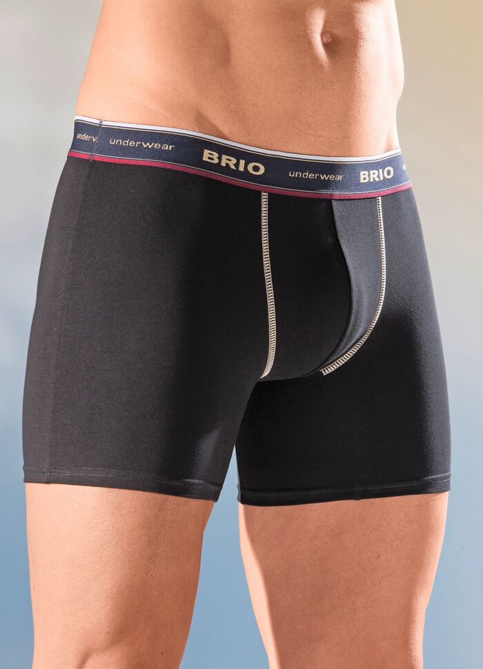 Set van drie broeken met elastische tailleband 