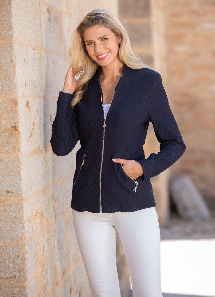 Jas met schoudervullingen MARINE