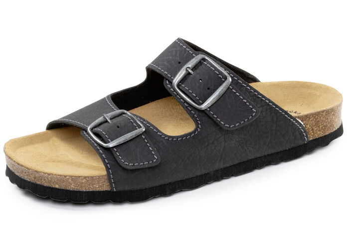 Klassieke herenmuiltjes met verstelbare sluitingen ANTHRAZIT