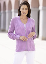 Cardigan met cloquéstructuur SERING