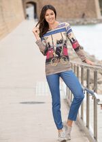 Shirt met "kattenmotief" 