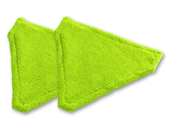 Vervangovertrek, 2 stuks, voor een driehoekige mop 