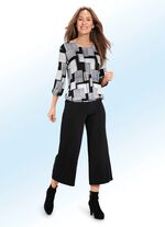 Shirt tuniek met sierknopen 