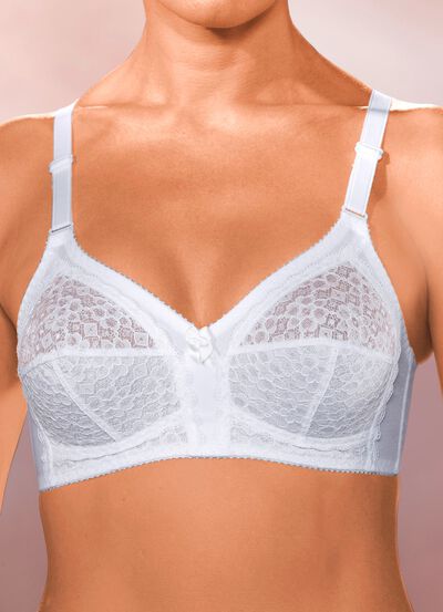 Beha met gevoerde kanten cups 