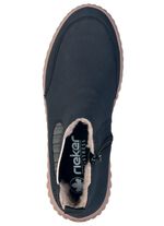 Rieker, trendy dameslaarzen, winterschoenen, met uitneembaar voetbed DONKERBLAUW