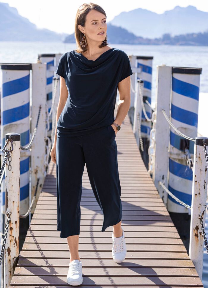 Overhemd met decoratieve plooien 