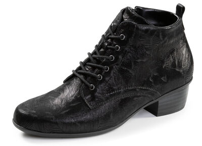 Waldläufer, comfortabele dames enkellaarsjes, winterschoenen, breedte H, met uitneembaar voetbed 
