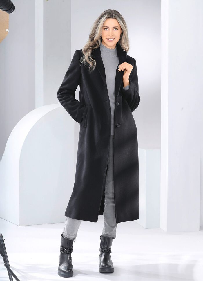 Jas met knoopsluiting 