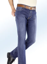 Jeans van "Francesco Botti" met elastische tailleband in 3 kleuren JEANSBLAUW