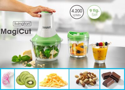 Livington MagiCut 5-in-1 krachtige multihakmolen 