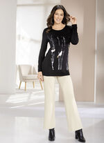 Shirt met geplaatste opdruk 