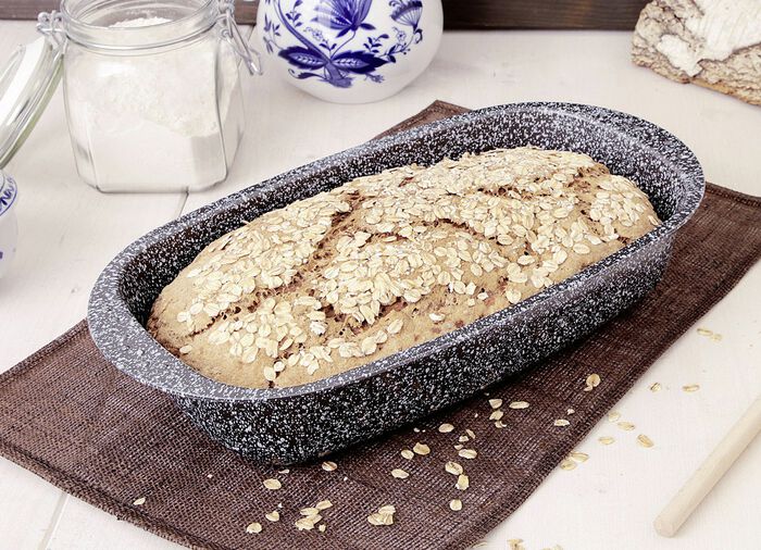 Broodbakset, 3-delig, granietlook 