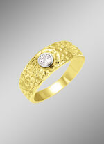 Herenring met zirkonia 