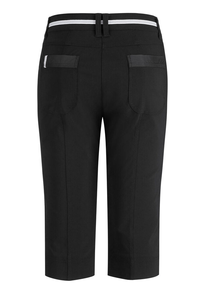Luxueus vervaardigde bermudashort ZWART