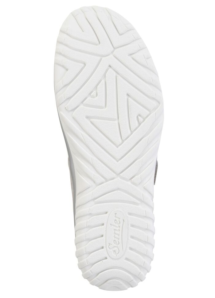 Bretels schoenen PASTELGRIJS-ZILVER