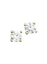 Oorknopjes in witgoud met diamanten 