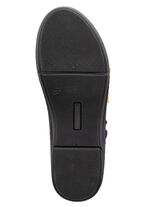 Andrea Conti pantoffels met kleurrijke, decoratieve elastische banden SCHWARZ