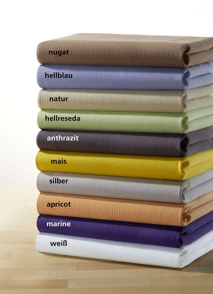 Hoeslakens met Sanfor-afwerking WIT