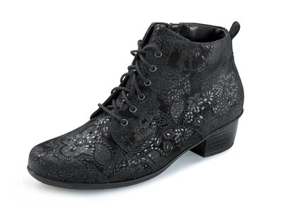 Waldl&auml;ufer veterlaarzen met bloemenreli&euml;f 