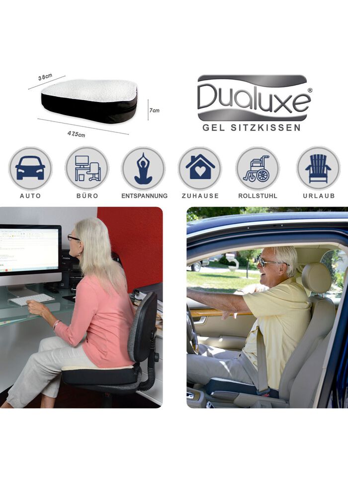 Gelkussen voor comfortabel zitten 