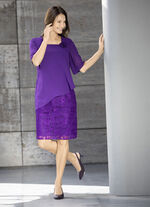 Jurk in 2-in-1-look 