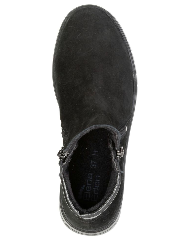 ELENA EDEN, gevoerde dames enkellaarsjes, winterschoenen, breedte H, met uitneembaar voetbed 