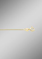 Vergulde zilveren slangenketting 