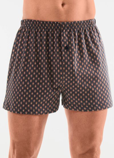 Vierpack boxershorts met all-over design 