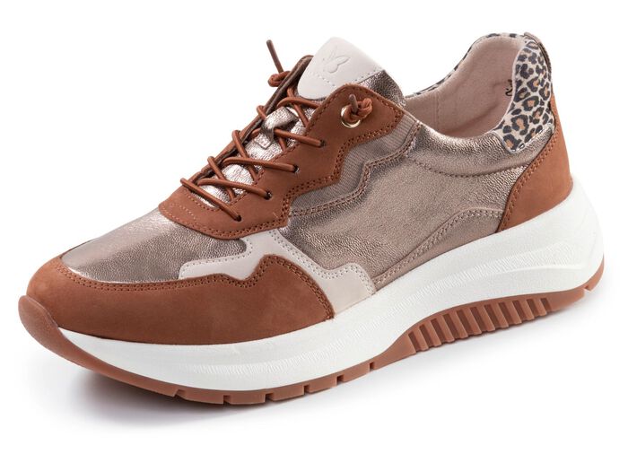 Caprice, trendy damessneakers, breedte G, met uitneembaar voetbed 