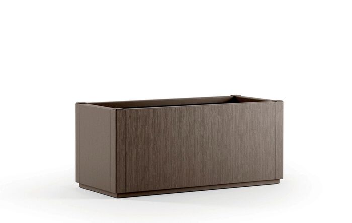 Plantenbak gemaakt van gerecycled polypropyleen 