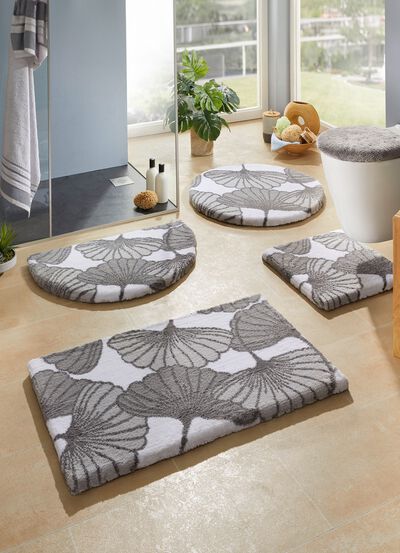 Badkamerset met ginkgo-bladmotief 