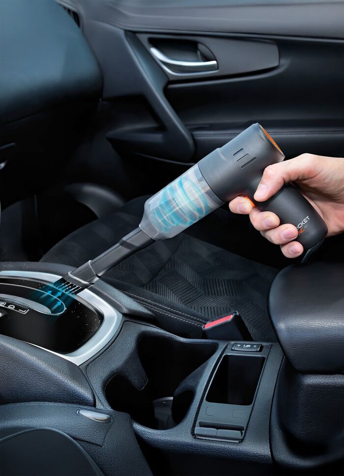 2-in-1 mini draadloze handstofzuiger 