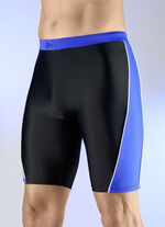 Zwemshort met blauwe inzetstukken 