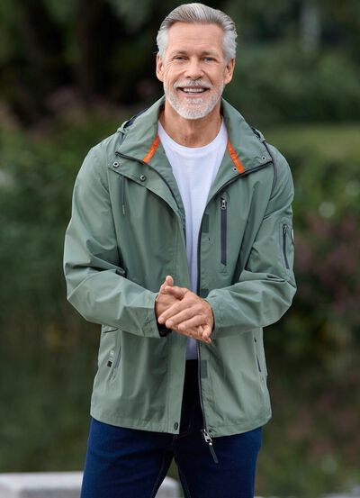 Functionele jas met capuchon 