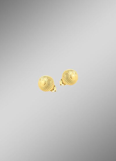 Betoverende bolvormige oorbellen met structuur 