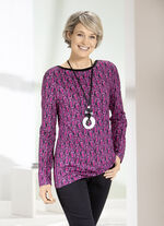 Shirt met boothals 
