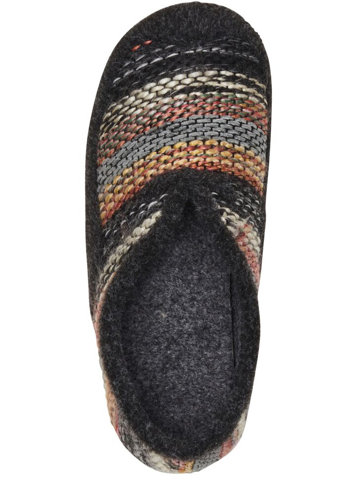 Laurina, comfortabele damespantoffels, breedte G, met uitneembaar voetbed 