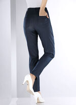 Broek in denimlook DUNKELBLAU