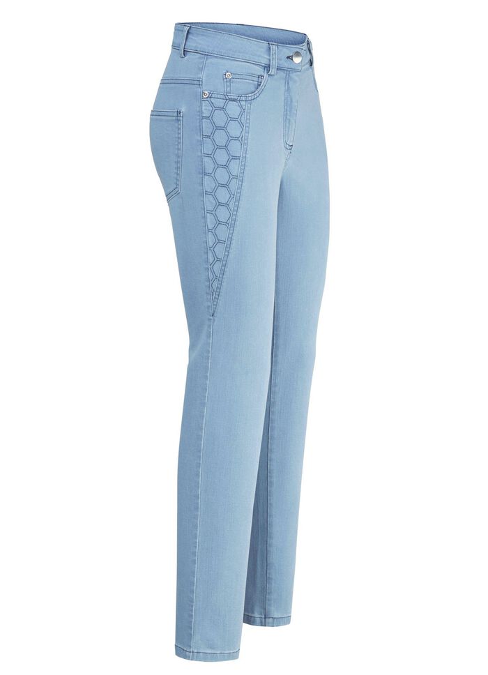 Jeans met mooi borduurwerk 