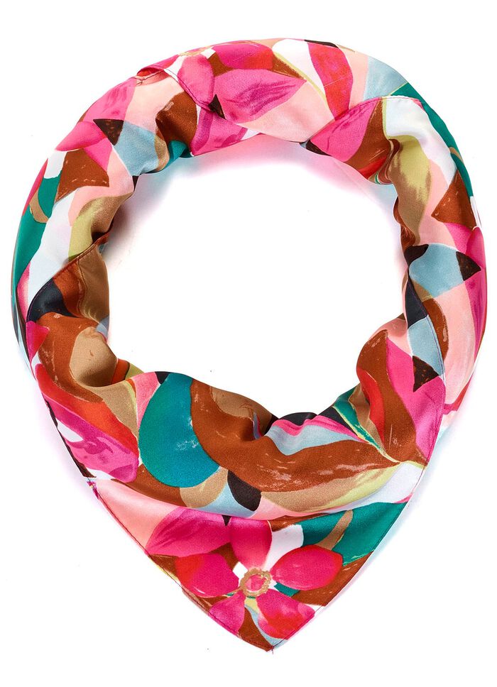 Nikituch met fantasie bloemen- en bladontwerp 