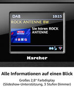 "Karcher" internetradio met cd-speler 