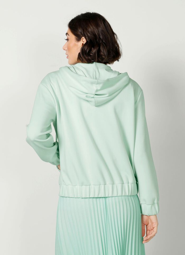 Sweatjack met capuchon 