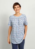Slip-on blouse met bloemenprint 