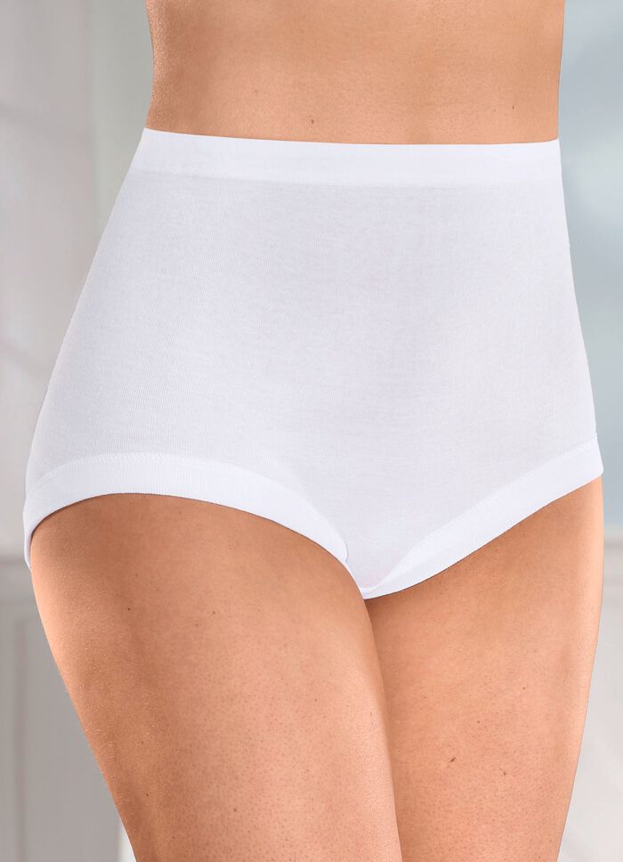 Verpakking met vijf slips met vervangbaar elastiek 