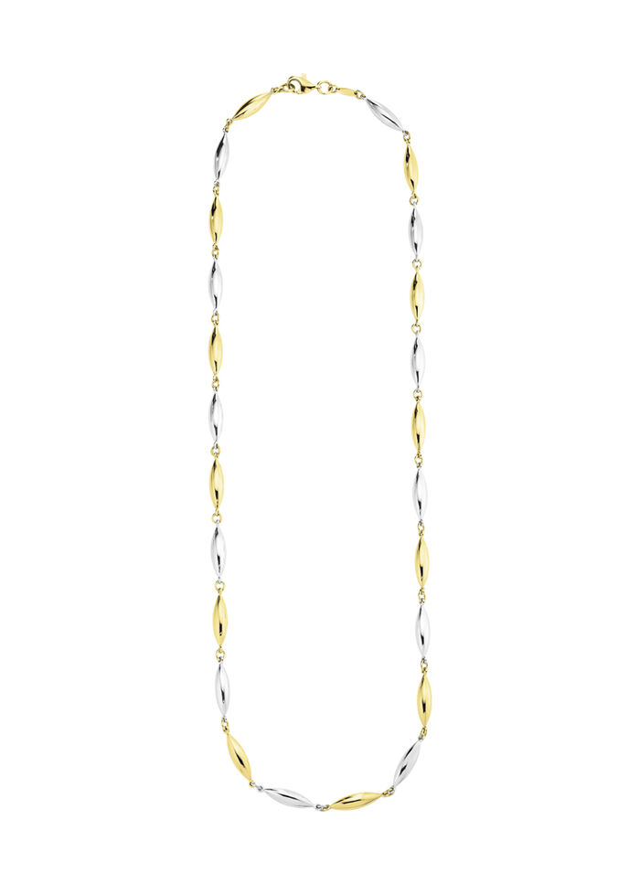 Hoogwaardige ketting in tweekleurig 
