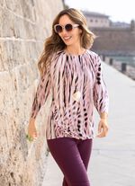 Shirt tuniek met mooie plooien 